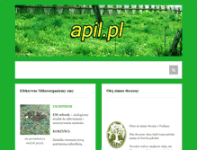 Tablet Screenshot of apil.pl